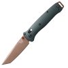 0124156 benchmade bailout 537fe 2601 taiga green tanto plain