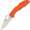 spyderco delica 4 lockback orange C11FPOR