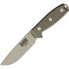 esee model 4 plain edge desert tan od green
