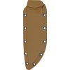 ESEE Model 6 Serrated Black Sheath Brown