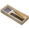 Opinel N°10 slim olive exclusiv pack