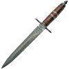 Damascus Dagger Rosewood